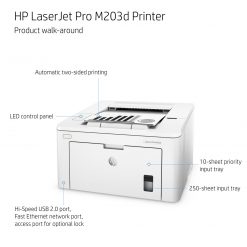 HP LaserJet Pro M203dw - Impresora - monocromo