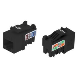 Nexxt Solutions Infrastructure – Keystone Jack – Category 6 – Unshield 110 Type BK