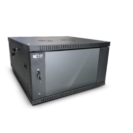 Nexxt Solutions SKD – Armario – instalable en pared – negro, RAL 9005 – 4U – 19″