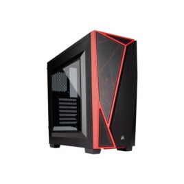 CORSAIR Carbide Series SPEC-04 – Torre – ATX – sin fuente de alimentación (ATX) – negro, rojo