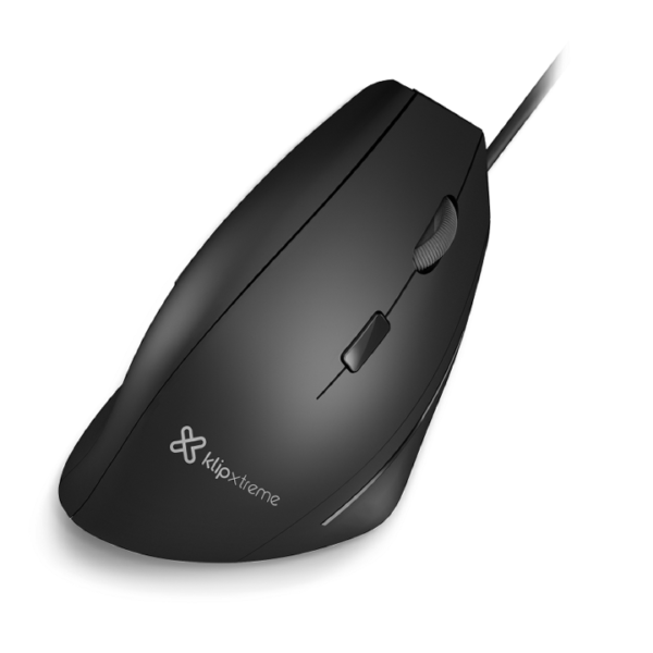 Klip Xtreme Mouse USB Wired Black Ultra ergonomic Grupo F&S