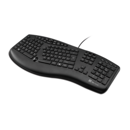 Klip Xtreme – Keyboard – Wired – Spanish – USB – Black – Ergonomic – Scroll