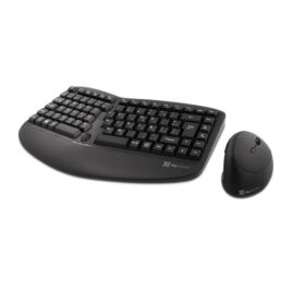 Klip Xtreme – Keyboard and mouse set – Spanish – Wireless – 2.4 GHz / USB – Black