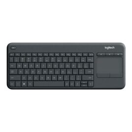 Logitech Wireless Touch Keyboard K400 Plus – Teclado – con panel táctil – inalámbrico – 2.4 GHz