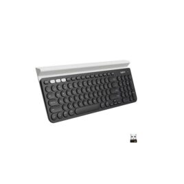 Logitech – Keyboard – Wireless – Spanish – 2.4 GHz / Bluetooth – Ergonomic Design