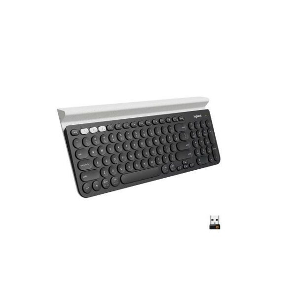 DIGITUS Ultra-Slim Wireless Tastatur | 2,4 GHz, Geräuscharm Mit Multimedia-Tasten