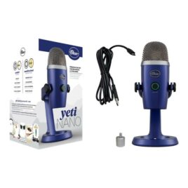 Blue Microphones Yeti Nano – Micrófono – USB – vivid blue