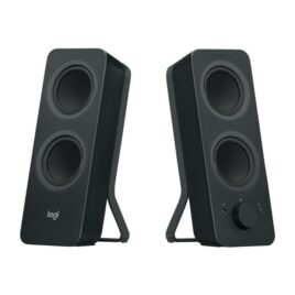 Logitech Z207 – Altavoces – para PC – canal 2.0 – inalámbrico – Bluetooth – 5 vatios (Total)