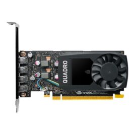 NVIDIA Quadro P1000 – Tarjeta gráfica – Quadro P1000 – 4 GB GDDR5 – PCIe 3.0 x16 perfil bajo