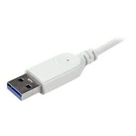 StarTech.com Concentrador USB 3.0 de 7 Puertos – Hub de Aluminio con Cable Incorporado
