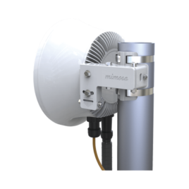 Radio Backhaul PTP en frecuencia 24 GHz, MIMO 4X4:4, 1.5 Gbps, Antena integrada 33 dBi, IP67
