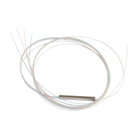 Splitter (Divisor Óptico) tipo PLC, de 1×4, para fusión (sin conectores)