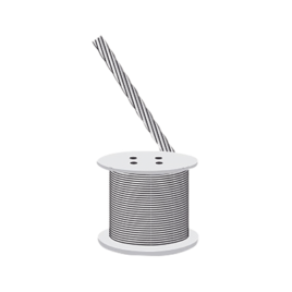 Cable retenida, resistencia 603 kg, diámetro 1/8″ (Metro).