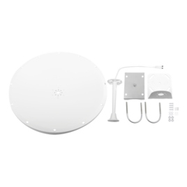 Antena Parabólica de Frecuencia Extendida, 4.8 – 6.5 GHz, 28 dBi, Conectores SMA-Macho Inverso