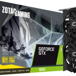 ZOTAC Gaming GeForce GTX 1660 6GB GDDR5 192-bit Gaming Tarjeta gráfica, Super Compacta, ZT-T16600K-10M