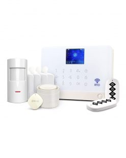 D1D9 Sistema de alarma antirrobo para el hogar, kit de 23 piezas,  inalámbrico, dializador automático GSM para seguridad de la casa
