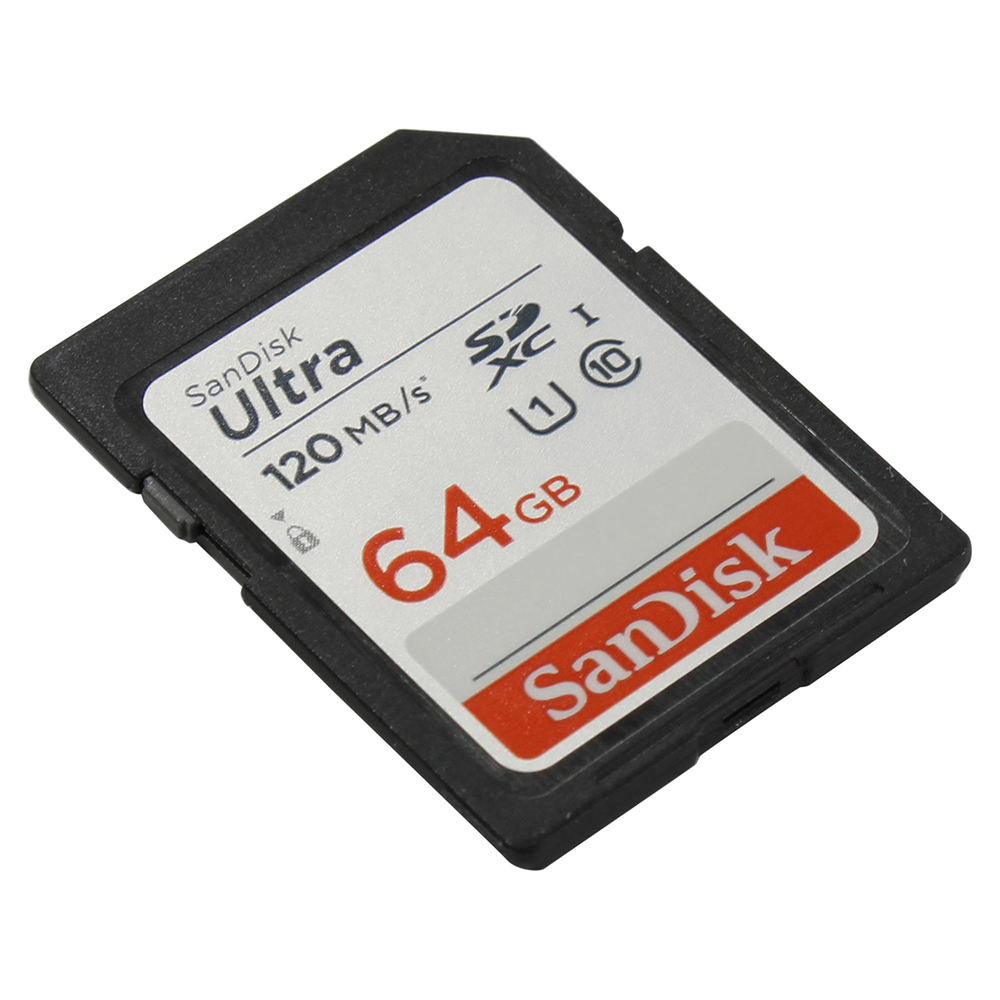SanDisk 64GB Ultra SDXC UHS-I Memory Card U1 100MB/s C10 Renewed SD Card SDSDUNR-064G-GN6IN Full HD 