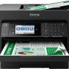 Epson WorkForce Pro WF-7820 - Impresora inalámbrica de inyección de tinta a color todo en uno, color negro, 25 ppm, 4800 x 2400 ppp, 13 x 19 pulgadas, pantalla táctil de 4.3 pulgadas, ADF de 50 hojas, impresión automática de 2 caras