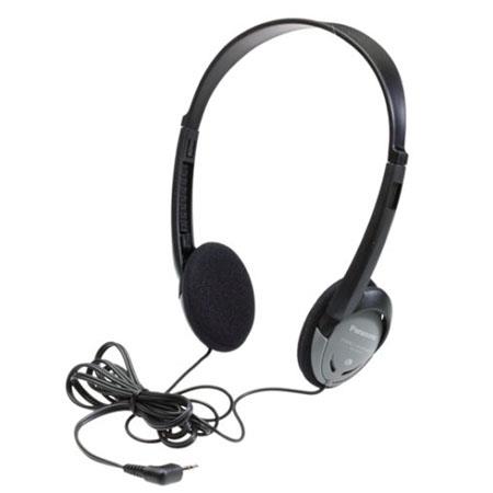 Panasonic Auriculares ligeros con cable sobre la oreja con micrófono,  sonido y XBS para graves extra, cable largo, conector de 0.138 in para  teléfonos