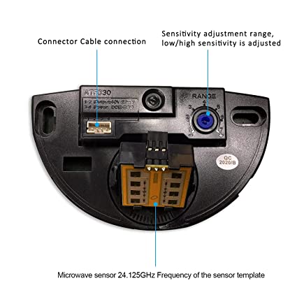 24V de Larga Distancia del sensor de microondas, horno de microondas del  sensor de movimiento del sensor de movimiento - China Puerta corrediza  automática sensor Sensor de movimiento, sensor de puerta automática