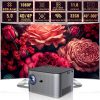 Proyector Nativo 1080P Full HD 4K | 800 ANSI, 18,000 lúmenes | WiFi 6 y Bluetooth 5.0 | Sistema Android OS 11.0 integrado | Ideal para interiores y exteriores | Compatible con TV, PC y más.