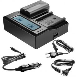 Dos baterías Neewer NP-F970 de 6600 mAh con cargador dual