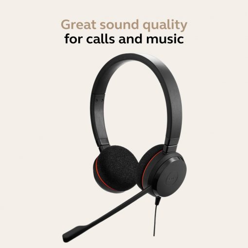 Jabra Evolve 20 Stereo MS USB-C - Imagen 3