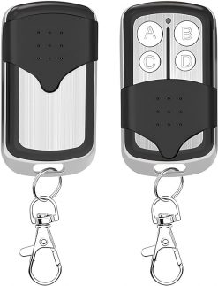 Control remoto universal para puerta de garaje para abridores Liftmaster con botón de aprendizaje de 5 colores, morado, amarillo, verde, naranja, rojo, llavero incluido