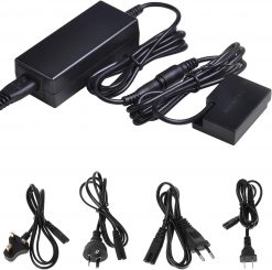 ACK-E18 Adaptador de corriente alterna y acoplador DR-E18 DC LP-E17 Kit de batería ficticia para Canon EOS SL2, SL3, T6i, T6s, T7i, T8i cámara réflex digital