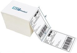 Etiquetas térmicas directas de 4 x 6 pulgada,500 etiquetas por pila, 1 pila