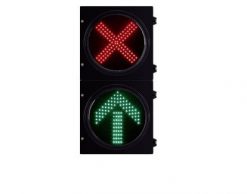 CD200-3-ZGSM-2-RG (Semáforo LED de 200 mm / 8” – Rojo y Verde)