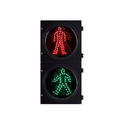 Semáforo LED de 300 mm – 2 Secciones – Rojo y Verde – RX300-3-ZGSM-2-RG