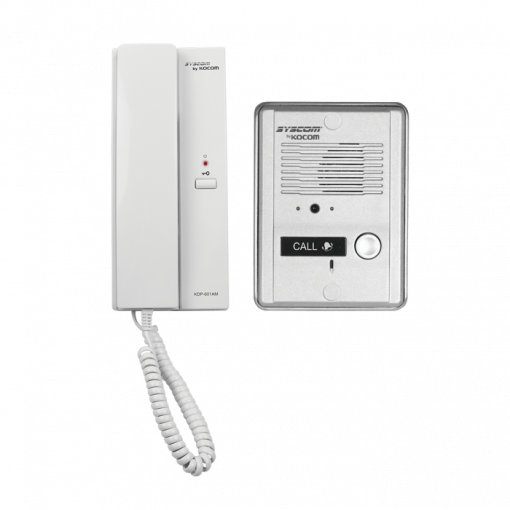 Kit de audio portero con un auricular (expandible hasta 3 auriculares) / KDP-601A + MS2D