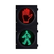 Semáforo LED Peatonal 300 mm – 2 Secciones – RX300-3-ZGSM-2-RSG