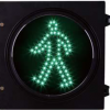 Semáforo LED 300 mm – 1 Sección – Peatón Rojo / Verde