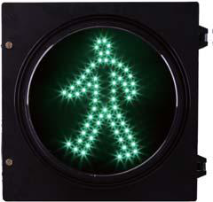 Semáforo LED 300 mm – 1 Sección – Peatón Rojo / Verde
