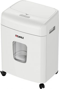 Dahle ShredMATIC SM 90 – Trituradora de Papel Automática, Corte Cruzado, Bandeja de 90 Hojas, Ingeniería Alemana, Anti-atascos, Sin Aceite, Tecnología SmartPower