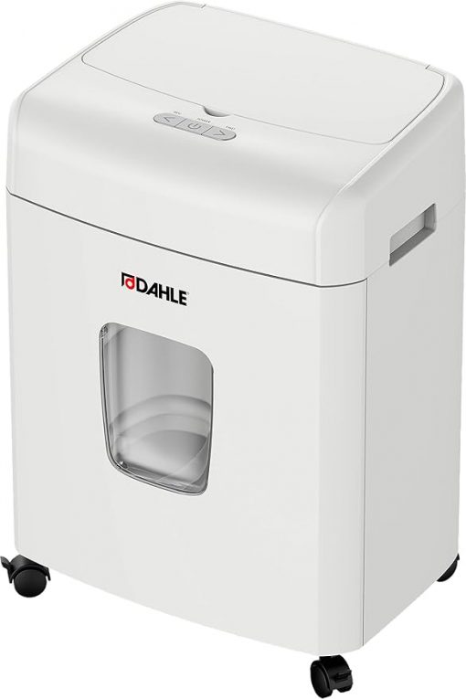 Dahle ShredMATIC SM 90 – Trituradora de Papel Automática, Corte Cruzado, Bandeja de 90 Hojas, Ingeniería Alemana, Anti-atascos, Sin Aceite, Tecnología SmartPower