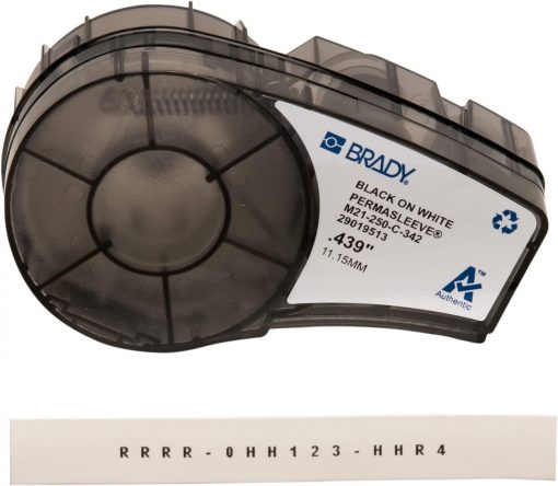 Brady - Fundas Etiquetadoras para Cables de Poliolefina Termocontraíble PermaSleeve (M21-250-C-342)