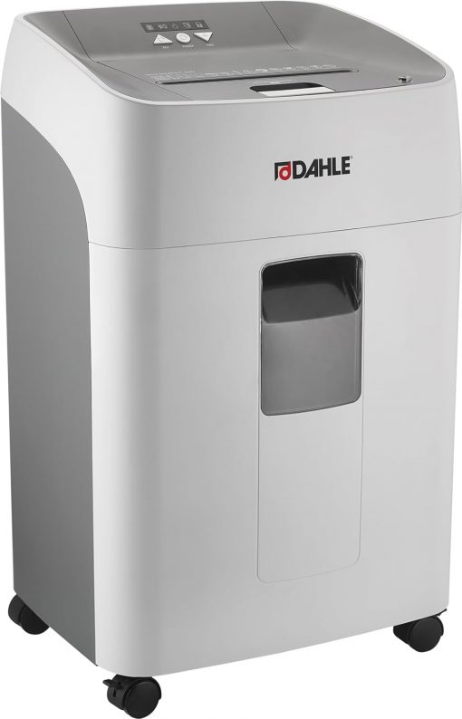 Dahle ShredMATIC SM 300 – Trituradora de Papel Automática, Corte Cruzado, Capacidad de 300 Hojas, Tecnología Alemana, Anti-atascos, Sin Uso de Aceite, SmartPower, Seguridad P-4