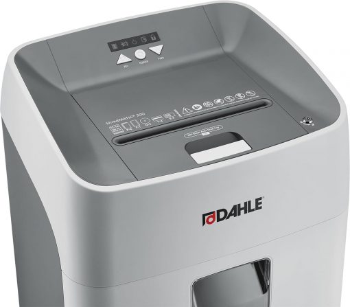 Dahle ShredMATIC SM 300 – Trituradora de Papel Automática, Corte Cruzado, Capacidad de 300 Hojas, Tecnología Alemana, Anti-atascos, Sin Uso de Aceite, SmartPower, Seguridad P-4 - Imagen 2