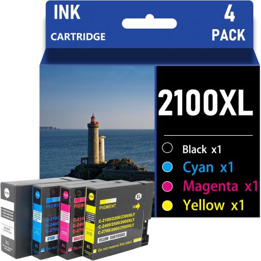 Cartuchos de tinta compatibles Canon PGI-2100 XL, alto rendimiento, paquete combinado para impresoras MAXIFY IB4060, MB5060, MB5160, MB5360 y MB5460