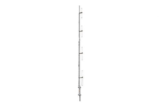 Antena dipolo expuesta, 155-165 MHz, ancho de haz horizontal de 360°, inclinación eléctrica fija