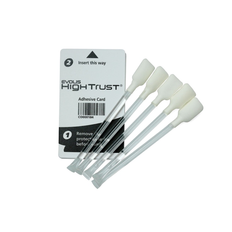 KIT DE MANTENIMIENTO EVOLIS / Cleaning Kit Evolis - 5 Adhesive Cards 5 SWABS - Imagen 2