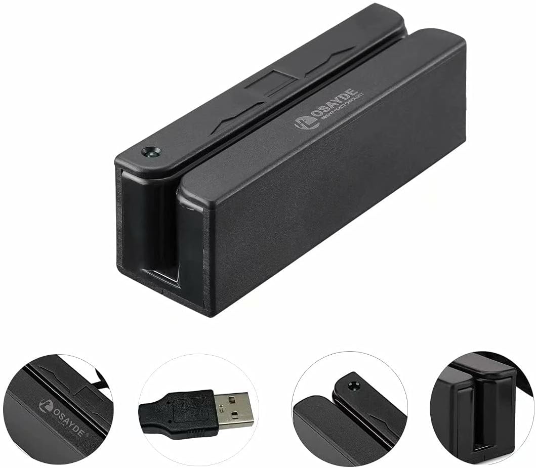 Lector de Tarjetas Magnéticas USB de 3 Pistas – Modelo MSR90D