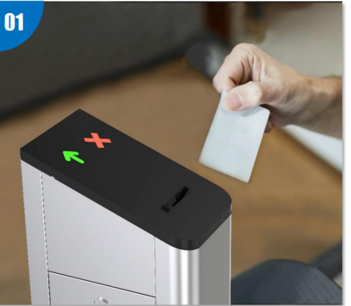 Colector- Máquina de control de acceso que acepta tarjetas/pulseras - Imagen 2