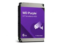 WD Purple WD64PURZ - Disco duro - 6 TB - vigilancia - interno - 3.5" - SATA 6Gb/s - 5400 rpm