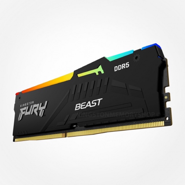 Kingston FURY Beast RGB - DDR5 - módulo - 16 GB - DIMM de 288 contactos - 2800 MHz / PC5-44800