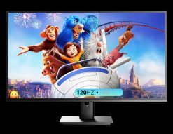 Monitor táctil de 24" QHD 2K (2560x1440) IPS, 100 Hz, 3 ms, multitáctil de 10 puntos con entradas HDMI, USB-A, USB-C y USB-B
