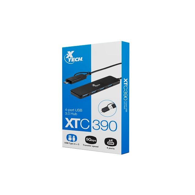 Xtech - Hub - 4 puertos - USB 3.0 XTC-390 - Imagen 3